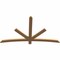 Ekena Millwork Alberta Smooth Timber Gable Bracket, Western Red Cedar, 72"W x 42"H x 1 1/2"D x 3 1/2"F, 14/12 Pitch GBW072X42X0204ALB00SWR - alternate 4